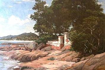 Domingo Garcia y Vasquez Ponta do Cavalao - Niteroi china oil painting image